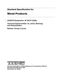 AASHTO M 168 PDF - Engineer Documents Center