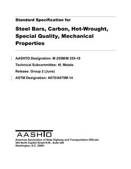 AASHTO M 255M/M 255