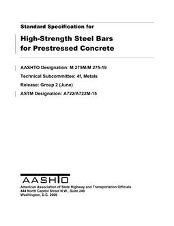 AASHTO M 275M/M 275-19