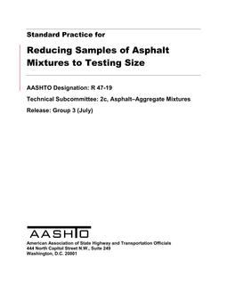 AASHTO R 47