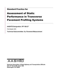 AASHTO PP 106