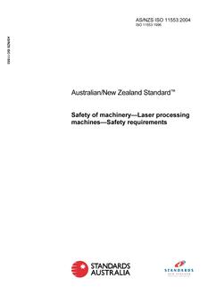 AS/NZS ISO 11553