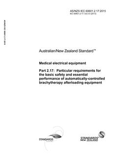 AS/NZS IEC 60601.2.17