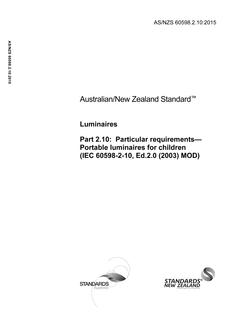 AS/NZS 60598.2.10