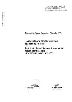 AS/NZS 60335.2.34:2003