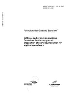 AS/NZS ISO/IEC 18019