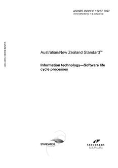 AS/NZS ISO/IEC 12207:1997