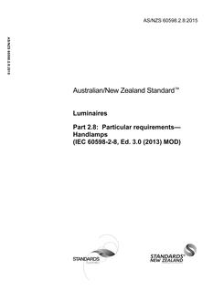 AS/NZS 60598.2.8