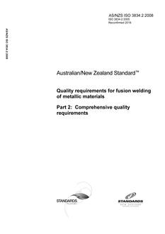 AS/NZS ISO 3834.2