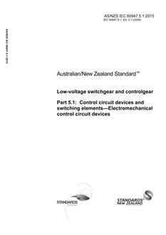 AS/NZS IEC 60947.5.1