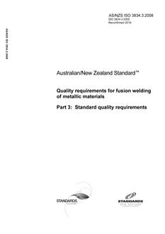 AS/NZS ISO 3834.3