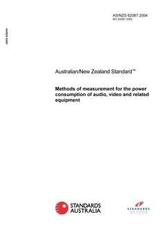 AS/NZS 62087:2004