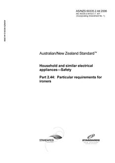 AS/NZS 60335.2.44:2006