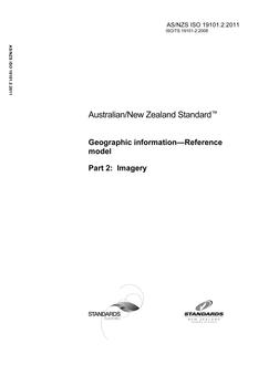 AS/NZS ISO 19101.2:2011