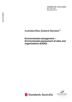 AS/NZS ISO 14015