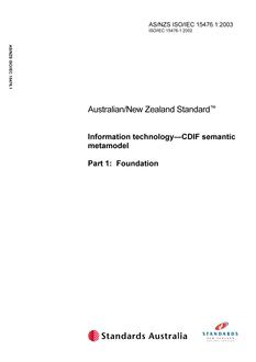 AS/NZS ISO/IEC 15476.1