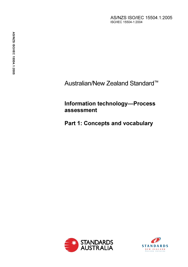 AS/NZS ISO/IEC 15504.1:2005