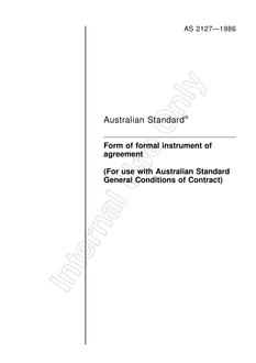 AS 2127-1986 (FORM)