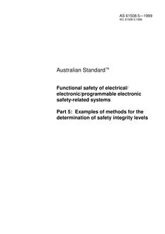 AS 61508.5-1999