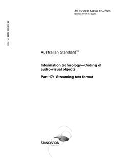 AS ISO/IEC 14496.17-2006