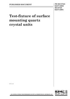 BS PD IEC/PAS 62277:2002