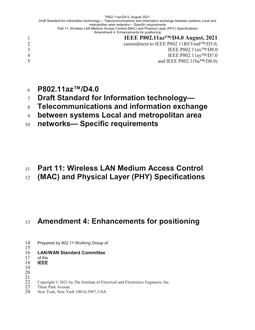 IEEE P802.11az