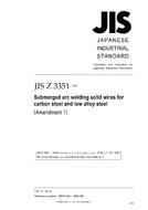 JIS Z 3351:1999/AMENDMENT 1:2007