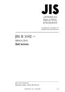 JIS B 1192