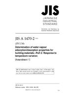 JIS A 1470-2:2008/AMENDMENT 1:2014