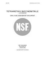 NSF Tetramethylsuccinonitrile - 2011